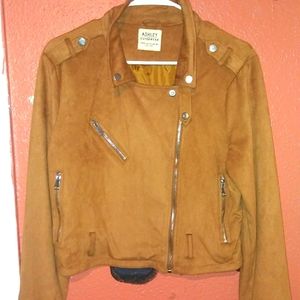 Ashleys brown Leather Jacket